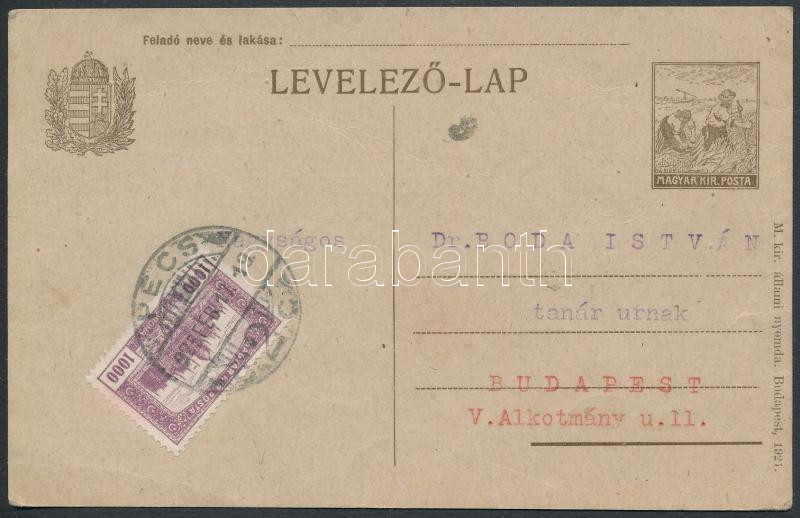 Lot 1182 - Hungary Hungarian covers at a very low starting price -  Darabanth Co Ltd Online auction of stamps, postcards and other collectibles #288 