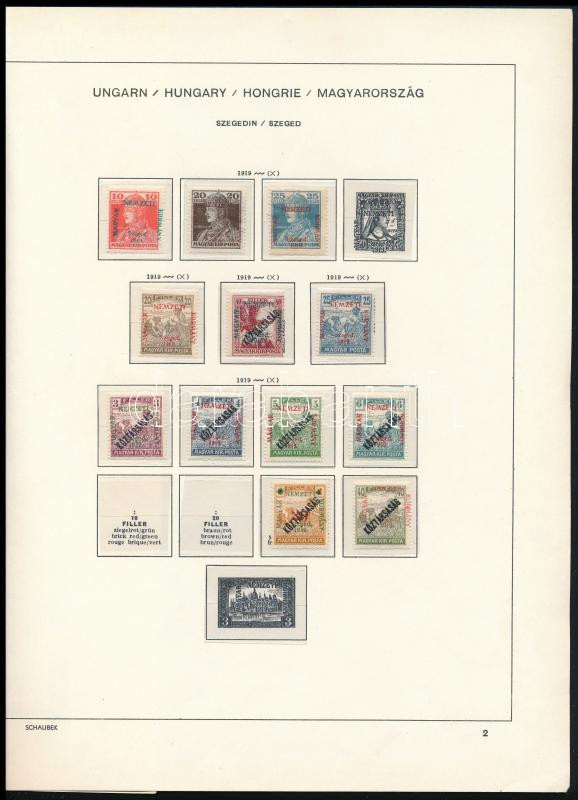 Lot 313 - Hungary Unexplored occupation material by pages -  Darabanth Co Ltd Online auction of stamps, postcards and other collectibles #288 