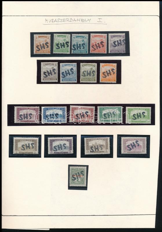 Lot 311 - Hungary Unexplored occupation material by pages -  Darabanth Co Ltd Online auction of stamps, postcards and other collectibles #288 