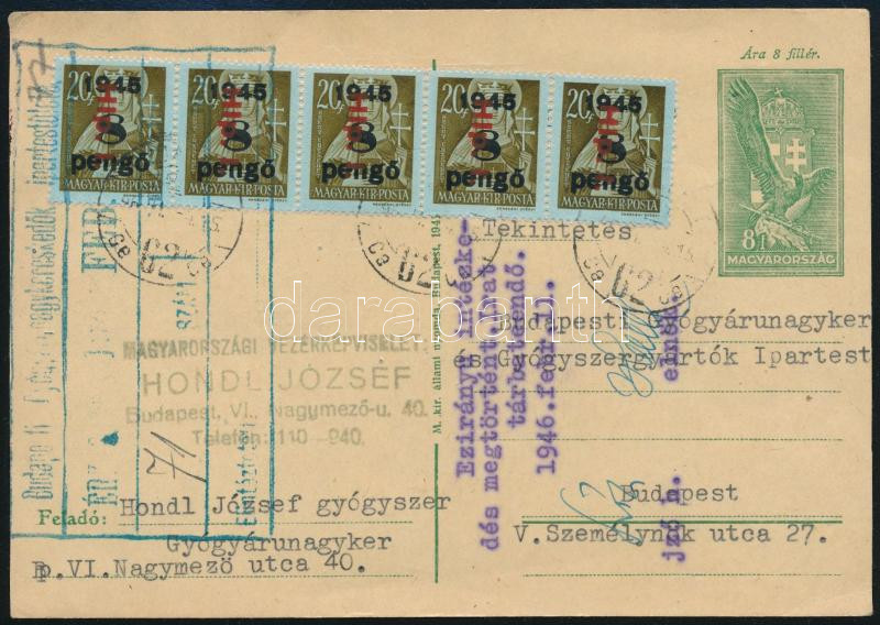 Lot 1416 - Hungary Hungarian covers at a very low starting price - Darabanth Co Ltd Online auction of stamps, postcards and other collectibles #288 Lot 1416 - Hungary Hungarian covers at a very low starting price - Darabanth Co Ltd Online auction of stamps, postcards and other collectibles #288