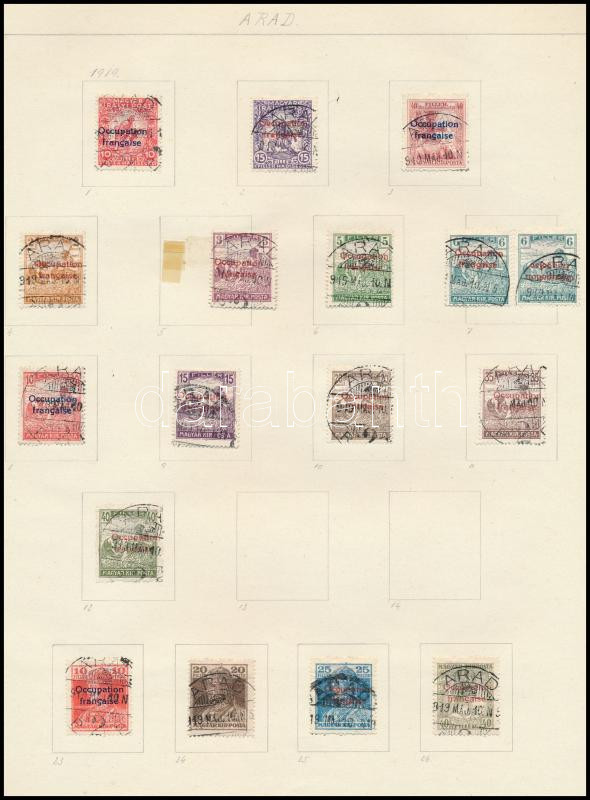Lot 319 - Hungary Unexplored occupation material by pages -  Darabanth Co Ltd Online auction of stamps, postcards and other collectibles #288 