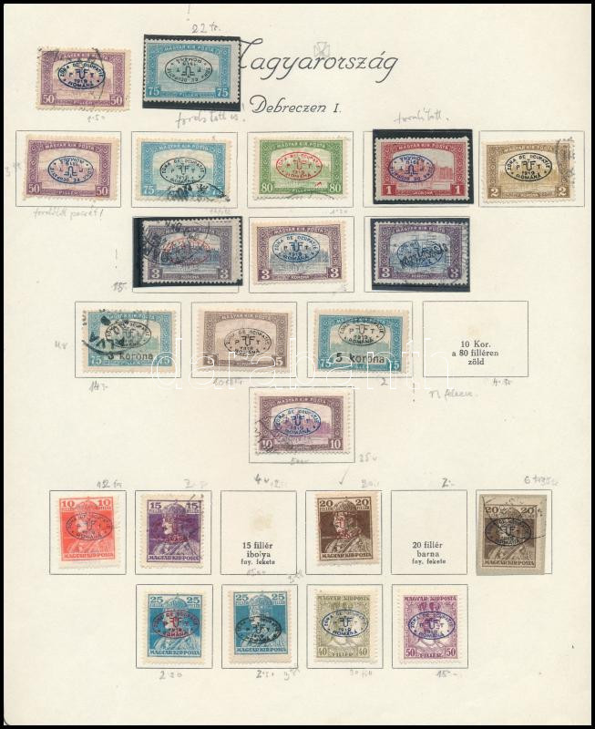 Lot 300 - Hungary Unexplored occupation material by pages - Darabanth Co Ltd Online auction of stamps, postcards and other collectibles #288 Lot 300 - Hungary Unexplored occupation material by pages - Darabanth Co Ltd Online auction of stamps, postcards and other collectibles #288