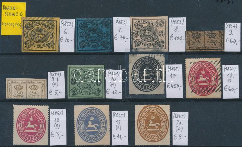 Lot 1944 - mixed worldwide Nice lots to bid form a worldwide classic collection (To be continued) - German States - Braunschweig - Darabanth Co Ltd Online auction of stamps, postcards and other collectibles #288 Lot 1944 - mixed worldwide Nice lots to bid form a worldwide classic collection (To be continued) - German States - Braunschweig - Darabanth Co Ltd Online auction of stamps, postcards and other collectibles #288