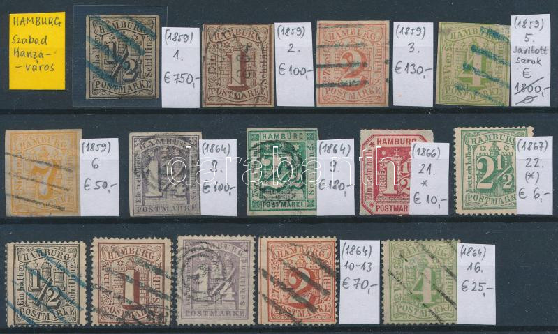 Lot 1946 - mixed worldwide Nice lots to bid form a worldwide classic collection (To be continued) - German States - Hamburg - Darabanth Co Ltd Online auction of stamps, postcards and other collectibles #288 Lot 1946 - mixed worldwide Nice lots to bid form a worldwide classic collection (To be continued) - German States - Hamburg - Darabanth Co Ltd Online auction of stamps, postcards and other collectibles #288
