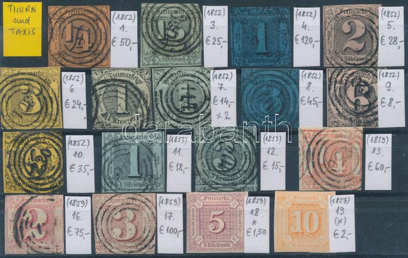 Lot 1956 - mixed worldwide Nice lots to bid form a worldwide classic collection (To be continued) - German States - Thurn und Taxis - Darabanth Co Ltd Online auction of stamps, postcards and other collectibles #288 Lot 1956 - mixed worldwide Nice lots to bid form a worldwide classic collection (To be continued) - German States - Thurn und Taxis - Darabanth Co Ltd Online auction of stamps, postcards and other collectibles #288