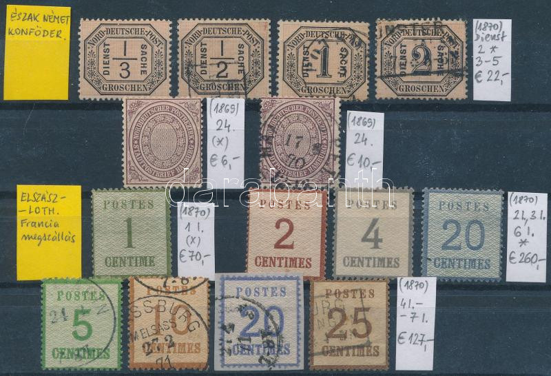 Lot 1945 - mixed worldwide Nice lots to bid form a worldwide classic collection (To be continued) - German States - Elsass-Lotharingen - Darabanth Co Ltd Online auction of stamps, postcards and other collectibles #288 Lot 1945 - mixed worldwide Nice lots to bid form a worldwide classic collection (To be continued) - German States - Elsass-Lotharingen - Darabanth Co Ltd Online auction of stamps, postcards and other collectibles #288
