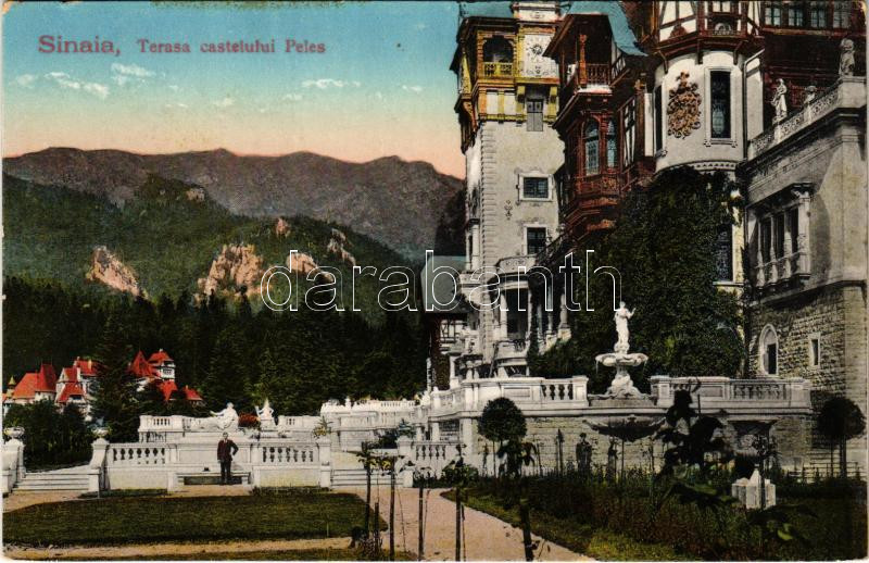 Sinaia Terasa Castelului Peles Castle Terrace