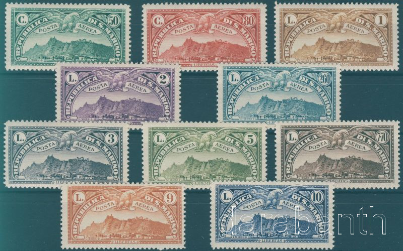Lot 7979 - San Marino philately and postal history world - san marino -  Darabanth Co Ltd Online auction of stamps, postcards and other collectibles #288 