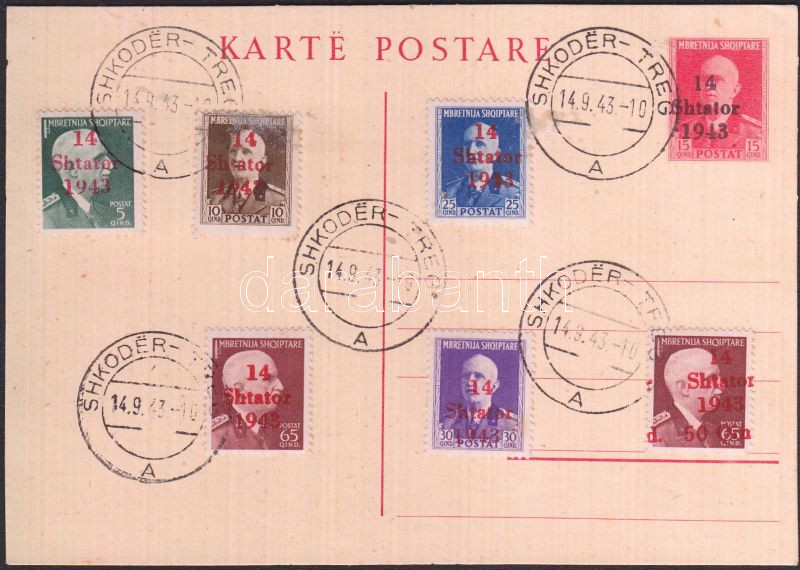 Lot 6346 - german world war ii occupations Worldwide philately and postal history - German Occupation WWII -  Darabanth Co Ltd Major Auction of stamps, postcards and other collectibles #26 