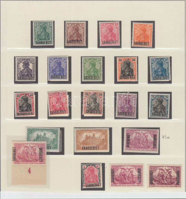 Lot 6336 - germany - saar Worldwide philately and postal history - Germany - Saar - Darabanth Co Ltd Major Auction of stamps, postcards and other collectibles #26 Lot 6336 - germany - saar Worldwide philately and postal history - Germany - Saar - Darabanth Co Ltd Major Auction of stamps, postcards and other collectibles #26