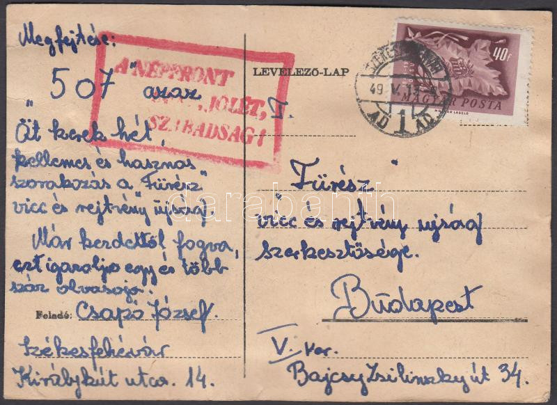 Lot 1168 - Hungary Hungarian covers at a very low starting price - Darabanth Co Ltd Online auction of stamps, postcards and other collectibles #287 Lot 1168 - Hungary Hungarian covers at a very low starting price - Darabanth Co Ltd Online auction of stamps, postcards and other collectibles #287