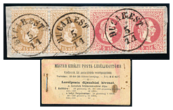 397. Gelaufene Fernauktion - Philatelie und Postgeschichte Ungarn