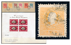 410. Online Auction sale of the unsold lots - Hungarian philately and postal history