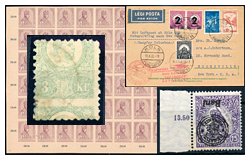 420. Online Auction sale of the unsold lots - Hungarian philately and postal history