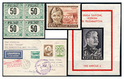 445. Gelaufene Fernauktion - Philatelie und Postgeschichte Ungarn
