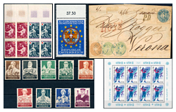 450. Online Auction sale of the unsold lots - Foreign philately and postal history
