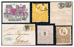 484. Lezárult gyorsárverés - Kiemelt magyar filatélia tételek és gyűjtemények
