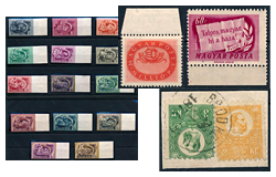 Beendet 485. Fernauktion - Philatelie und Postgeschichte Ungarn