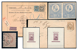 513 auction: philately, postcards, numismatics, artwork, books, colletibles, jewelry - Selected Hungarian items and collections