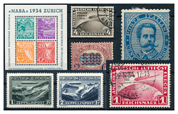 515. Filatélia, képeslap, numizmatika, műtárgy, könyv, papírrégiség, ékszer aukció - Kiemelt külföldi filatélia tételek és gyűjtemények