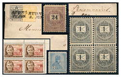 516 Auktion: Philatelie, Postkarten, Numismatik, Kunstwerke, Bücher, Schreibwaren, Schmuck - Philatelie und Postgeschichte Ungarn