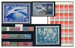 518. Filatélia, képeslap, numizmatika, műtárgy, könyv, papírrégiség, ékszer aukció - Kiemelt külföldi filatélia tételek és gyűjtemények