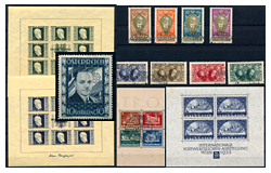 520 Auction: philately, postcards, numismatics, artwork, books, collectibles, jewelry - Selected items and collections Worldwide