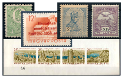 521 Auction: philately, postcards, numismatics, artwork, books, collectibles, jewelry - Selected Hungarian items and collections