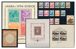 521 Auction: philately, postcards, numismatics, artwork, books, collectibles, jewelry - Selected items and collections Worldwide