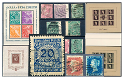 522 Auction: philately, postcards, numismatics, artwork, books, collectibles, jewelry - Selected items and collections Worldwide
