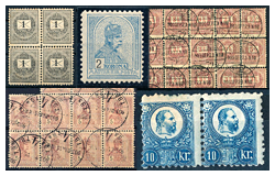 523. Auktion: Philatelie, Postkarten, Numismatik, Kunstwerke, Bücher, Schreibwaren, Schmuck - Philatelie und Postgeschichte Ungarn