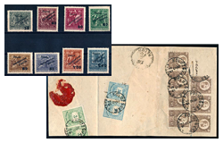 534. Auction: philately, postcards, numismatics, artwork, books, collectibles, jewelry sale of the unsold lots - Selected Hungarian items and collections