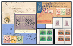 42. Major auction sale of the unsold lots - Hungarian philately and postal history - Live
