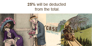 Closed 50. Fixed price offer - 25% Spring postcards discount!