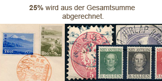 51. Gelaufene Fixpreis Angebot - 25% Sommerrabatt auf Briefmarken!