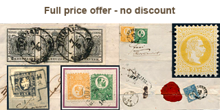 68. Closed Fixed price offer - Austria used in Hungary and the first Hungarian issues