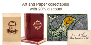 89. Closed Fixed price offer - Art and Paper collectables with 20% discount