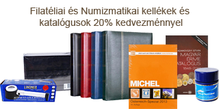 89. Lezárult Fix áras ajánlatunk - Filatéliai és Numizmatikai kellékek és katalógusok 20% kedvezménnyel