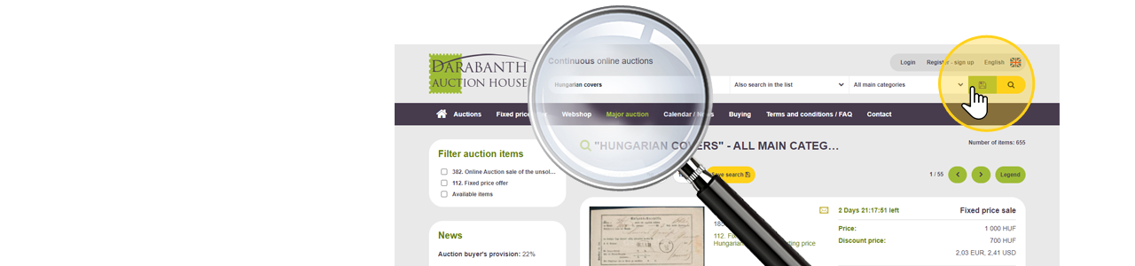 Get instant notification if the item you are looking for is available!