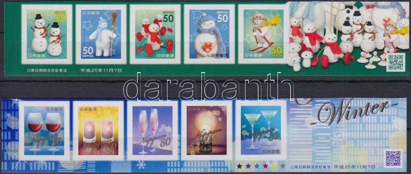 Greeting Stamps: Winter 10 self-adhesive values, Üdvözlőbélyegek: Tél 10 öntapadós érték