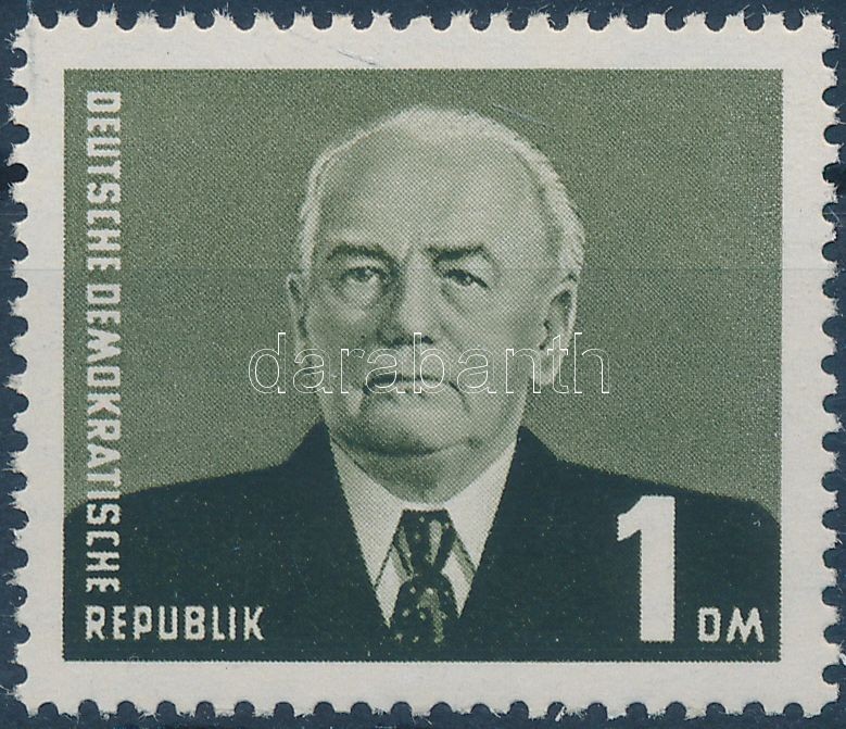 Forgalmi: Wilhelm Pieck elnök, Definitive: President Wilhelm Pieck
