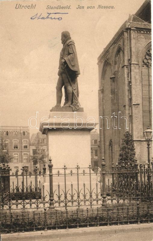 Utrecht, Standbeeld Jan van Nassau / statue
