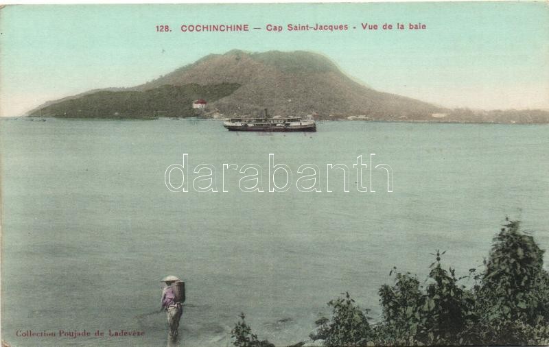 Vung Tau (Cap Saint-Jacques) bay, steamship