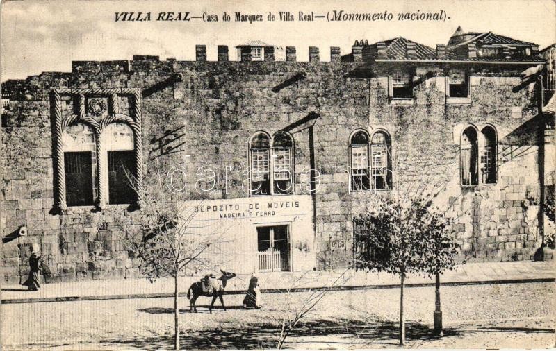1917 Vila Real, Casa do Marquez de Villa Real, Depozito de Moveis / house, furniture shop