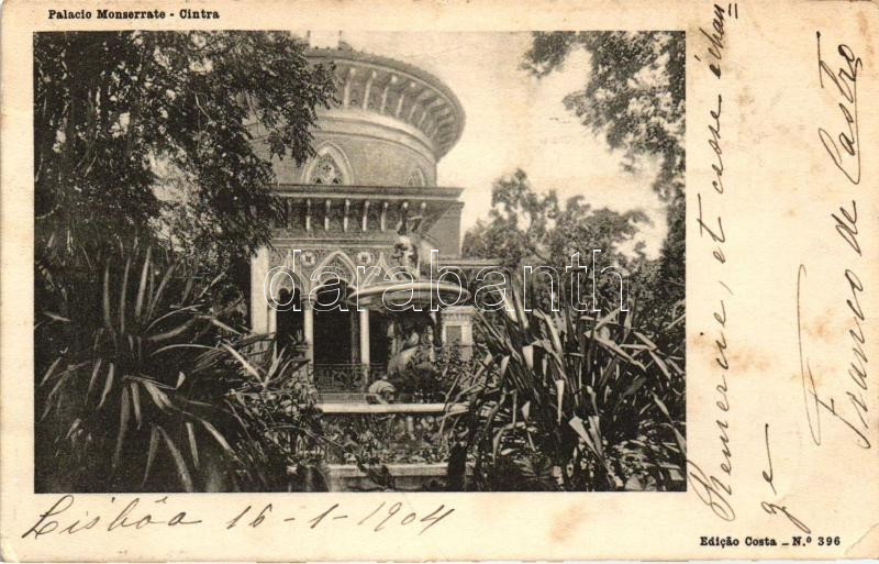 1904 Sintra, Cintra; Palacio Monserrate / palace (wet corner)