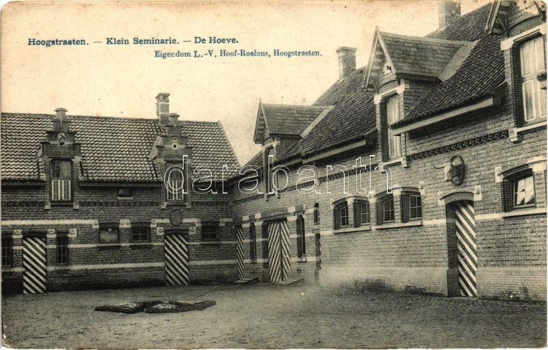 Hoogstraten, Klein Seminarie, De Hoeve / Minor Seminary, homestead