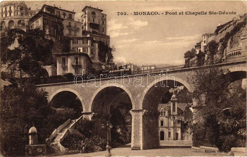 Monaco, Pont et Chapelle Ste-Dévote / bridge and chapel