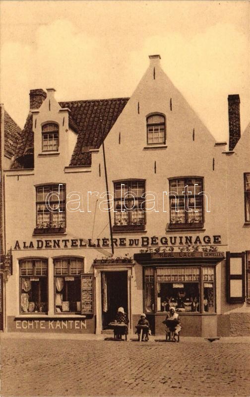 Bruges, Dentelliere de Beguinage, H. Slabnick-Mulier / lacemaker shop