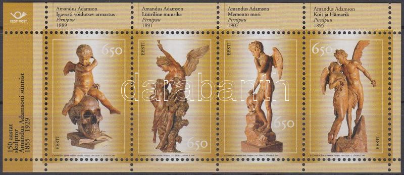 Amandus Adamson, sculptor block, 150 éve született Amandus Adamson, szobrász blokk