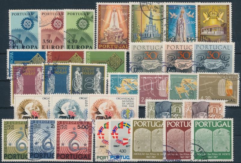 33 db bélyeg, közte teljes sorok, 33 stamps with complete sets